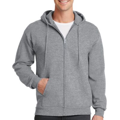 Port & Co - Core Fleece Full Zip Hooded Sweatshirt - Racine Merch Thumbnail