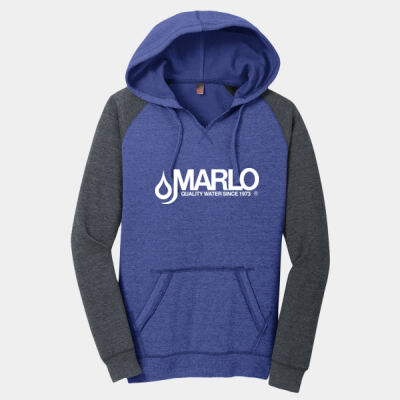 Marlo Inc. - Women's Lightweight Fleece Raglan Hoodie Thumbnail