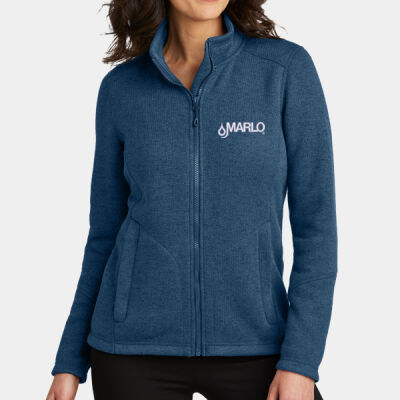 Marlo Inc. - Ladies Arc Sweater Fleece Jacket Thumbnail