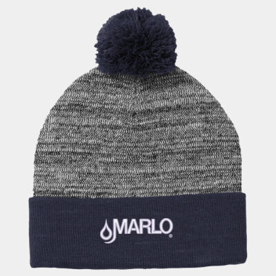 Marlo Inc. - Heather Pom Pom Beanie Thumbnail